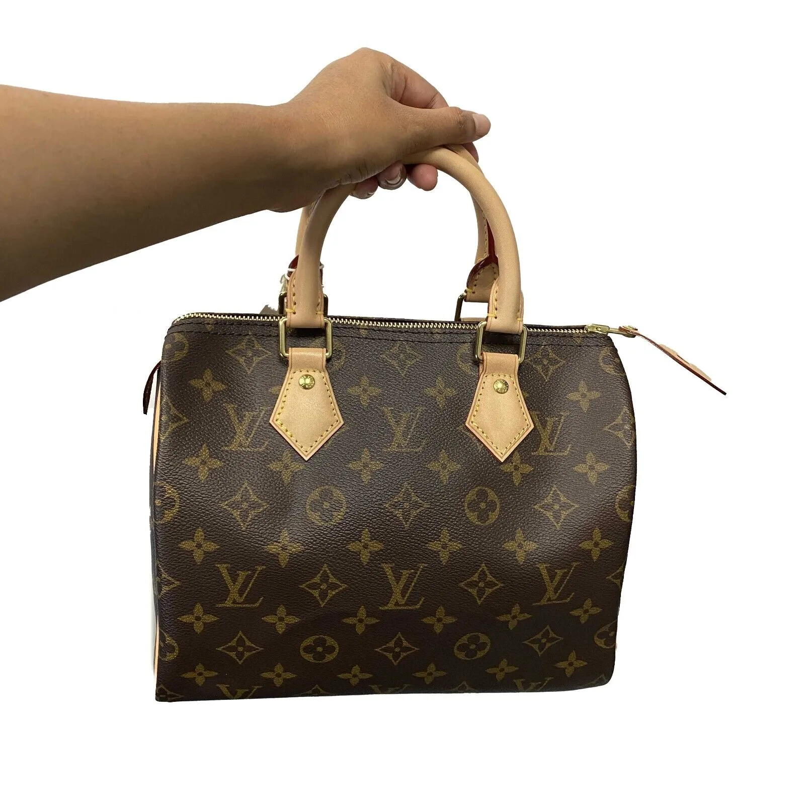 - 25 Excellent Big offer Fast response - Satchel VUITTON LOUIS - Speedy Monogram Coated Canvas Brown