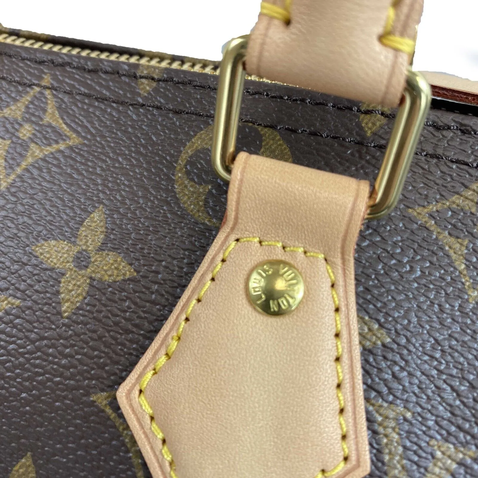 - 25 Excellent Big offer Fast response - Satchel VUITTON LOUIS - Speedy Monogram Coated Canvas Brown