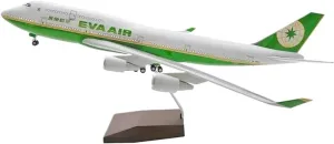 1 150 Scale for Boeing 747 Aircraft Model Die-Casting Machine Souvenir Decoration Collected Static Display Aircraft Model Miniatures Toy's Set(No Light)