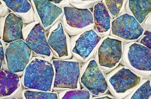 1 lb Chalcopyrite Peacock Ore from Mexico - Avg 1.25" - 1.75" - Raw Natural Crystals, Rocks, Stones for Wire Wrapping, Jewelry Making, Educational Specimens, Reiki
