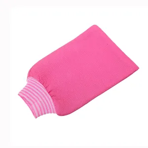 10 PACK Exfoliating Bath Gloves for Men Women Exfoliator Scrub Towel Removing Dead Skin Hammam Shower Mitt - PINK