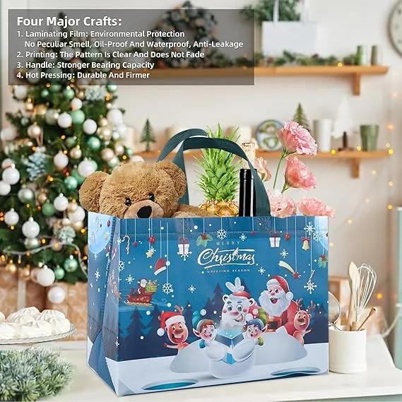 10 Pcs Non-woven Hand Gift Bag
