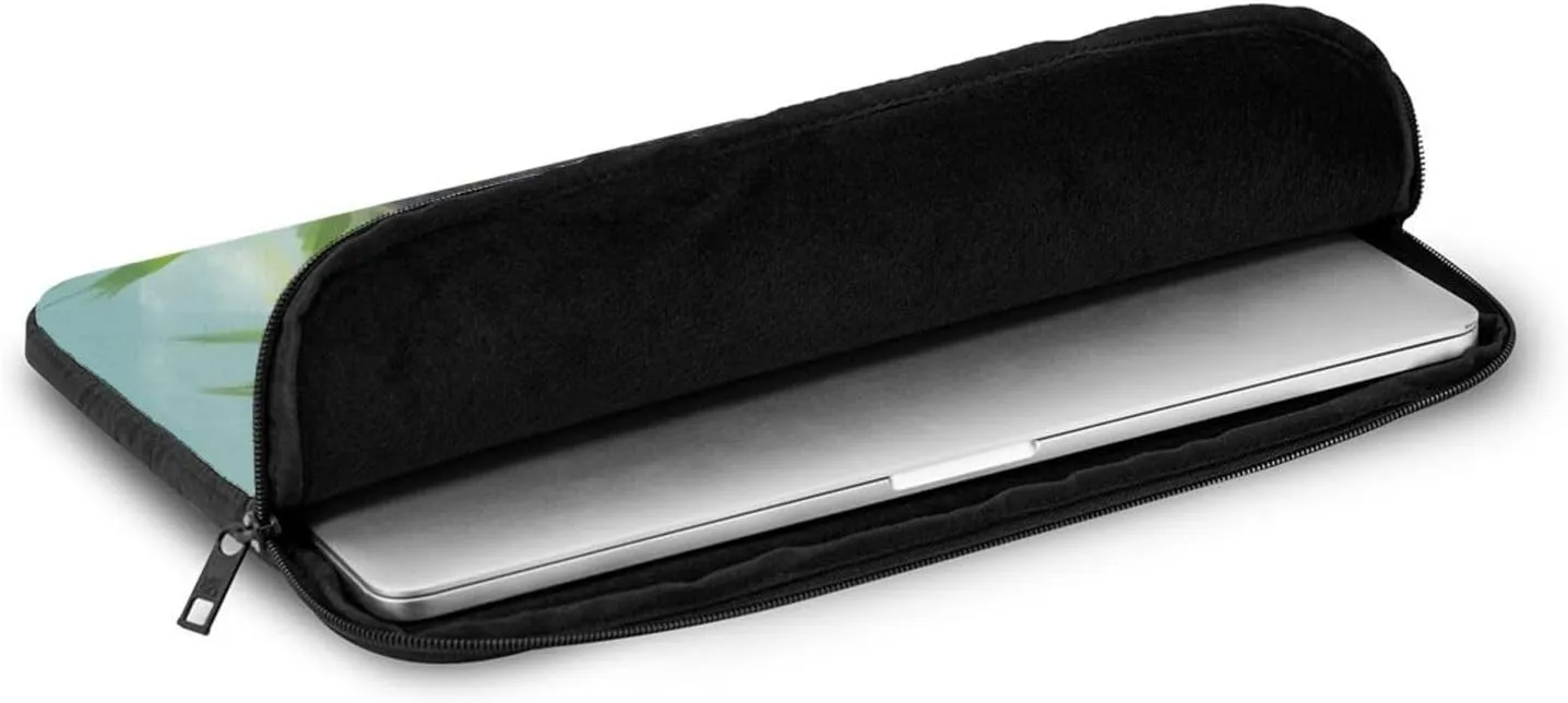 13 Inch Laptop Sleeve Bag Waterproof Shockproof Laptop Case Bag Bamboo with Panda Computer Skin Bags Lightweight Tablet Carrying Case