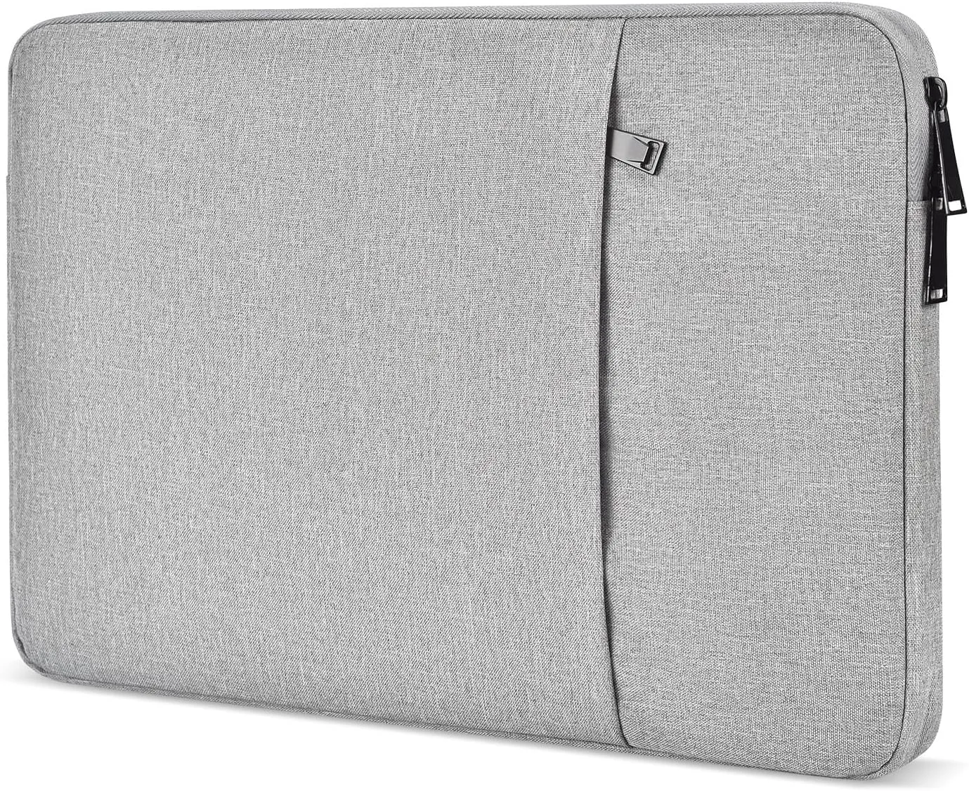 14 inch Laptop Sleeve Case for HP Lenovo Dell ASUS Acer Chromebook 14, HP Stream 14, Dell XPS 15, Inspiron 14, Lenovo ideapad 14, Asus Zenbook 14, Razer Blade 15 Water-Resistant Computer Bag -Grey