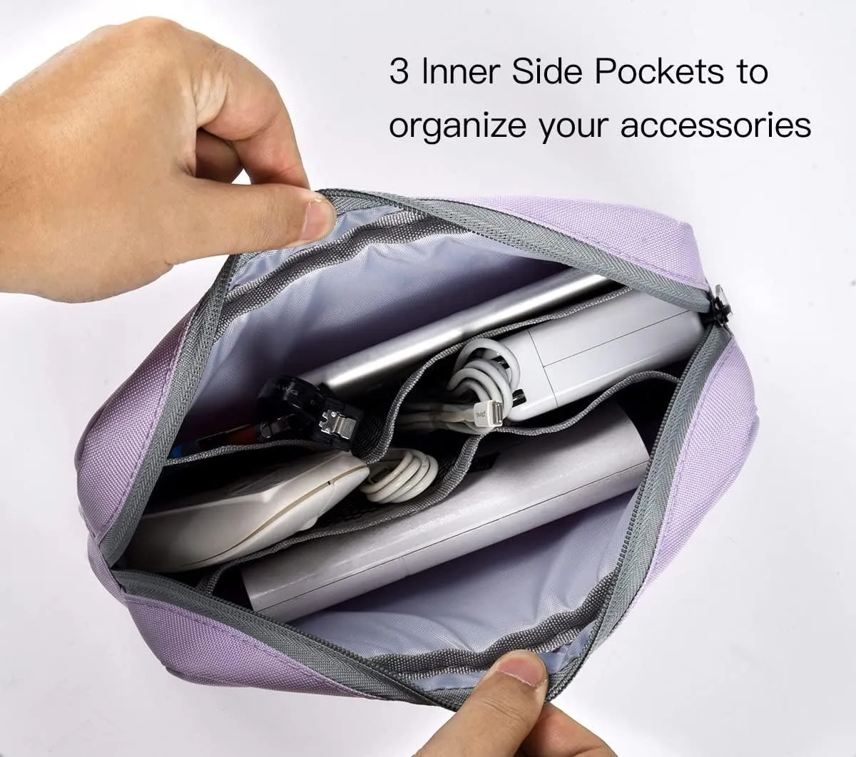 15.6 Inch Laptop Sleeve Case Computer Bag for ASUS VivoBook/Chromebook/ZenBook 15, Acer Aspire/Nitro 5/Predator, Dell Inspiron, HP Pavilion/Envy x360, Lenovo IdeaPad/ThinkPad, Purple
