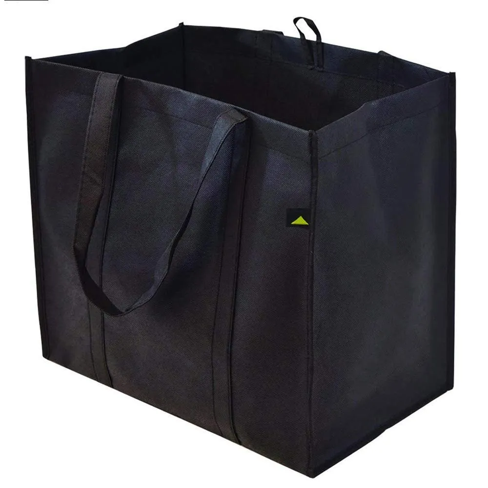 15x9.5x13" Extra Large & Super Strong Reusable Grocery Bags, Pack Of 5