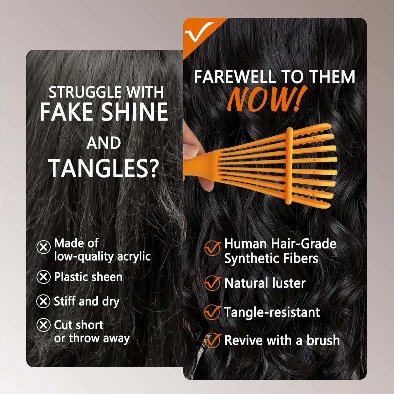 26Inch Natural Black wig 13×6 Lace Front Wigs Pre Plucked Glueless Wigs Synthetic wig Transparent Lace Front Wigs for Black Women Beginner Friendly