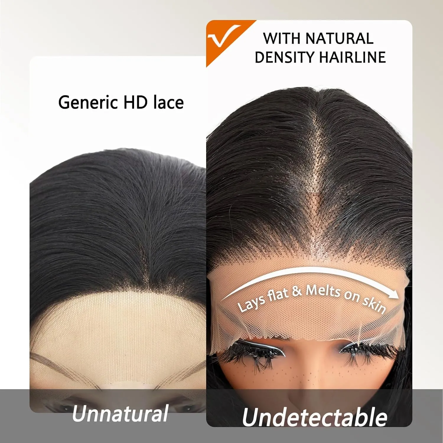 26Inch Natural Black wig 13×6 Lace Front Wigs Pre Plucked Glueless Wigs Synthetic wig Transparent Lace Front Wigs for Black Women Beginner Friendly