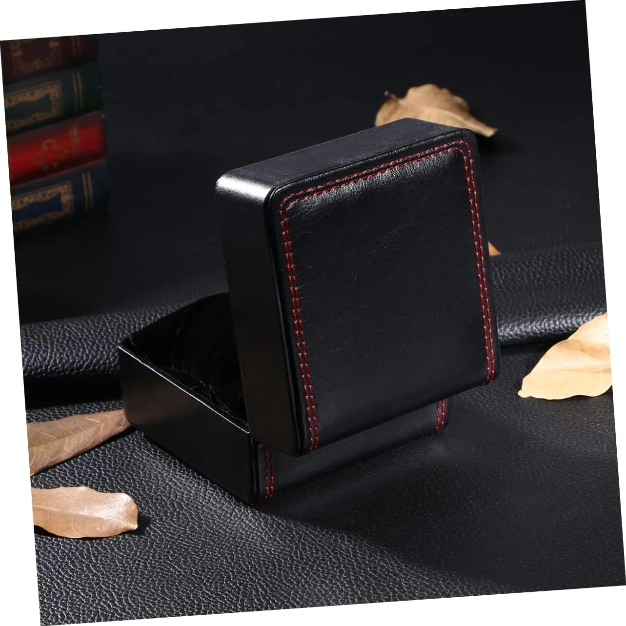 2pcs Box Fashionable Watch Box for Women Men Single Watch Case Travel Jewelry Organizer Pu Storage for