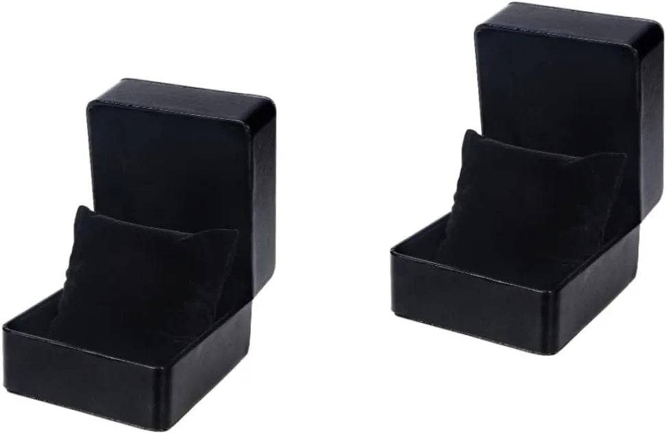 2pcs Box Fashionable Watch Box for Women Men Single Watch Case Travel Jewelry Organizer Pu Storage for