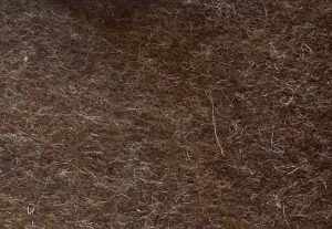 3mm Dark Heathered Brown Wool Felt (Made in USA)