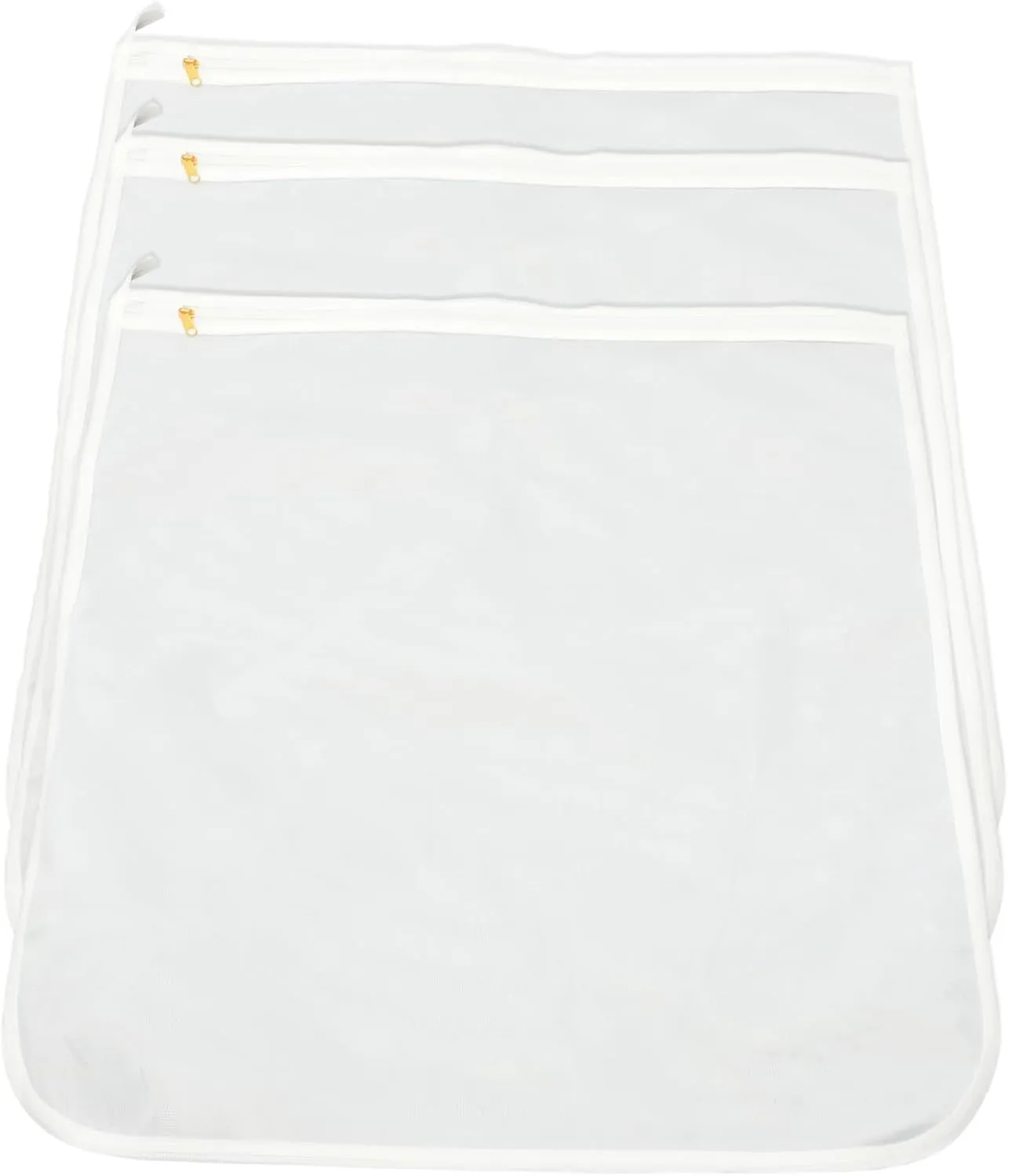 3Pcs Mesh Laundry Bags with Zipper for Washing Machine for Socks Items Travel Supplies Clothes From Snagging and Stretching