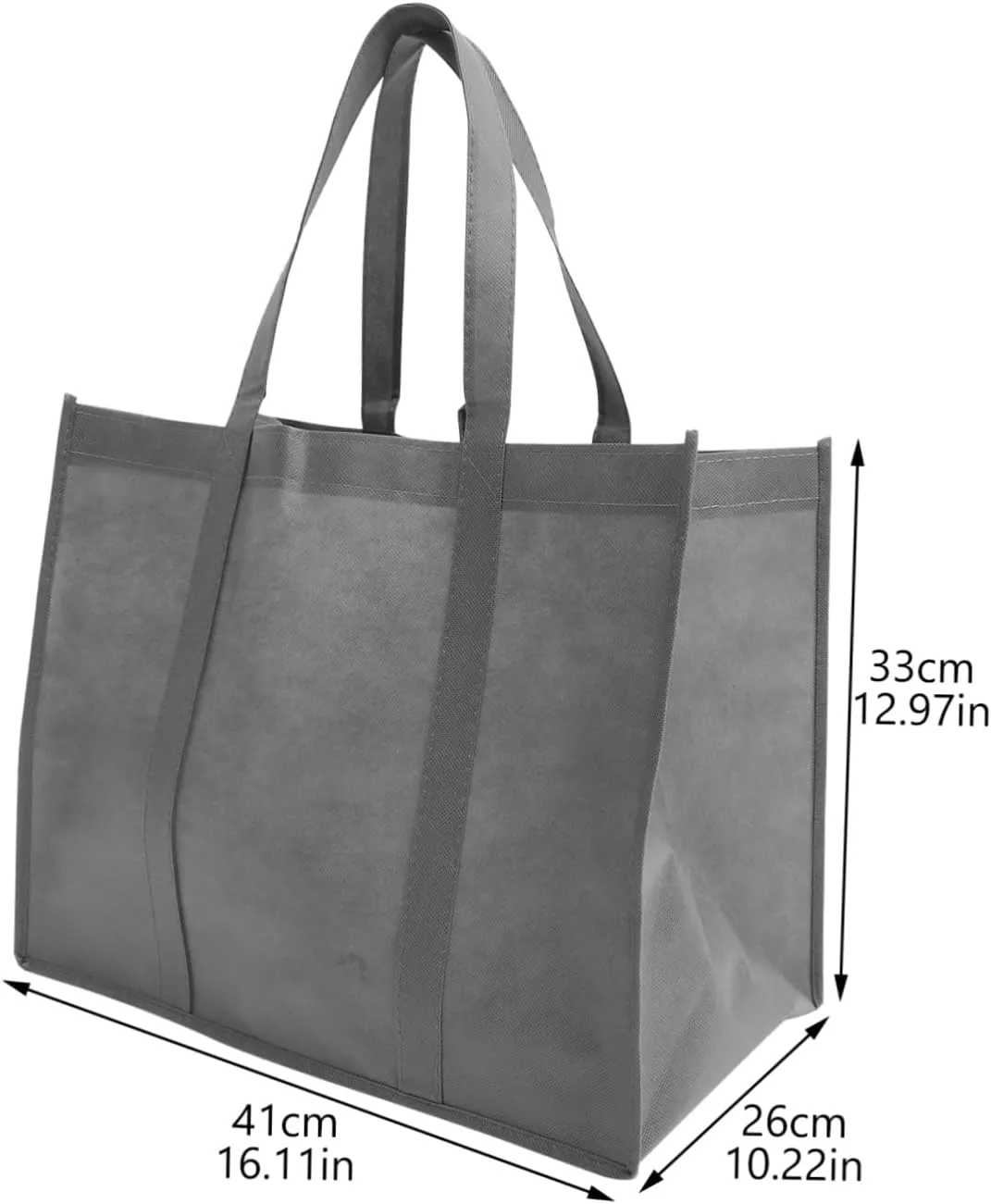 3pcs Non-woven Shopping Bag Caligraphy Book Books Tote Bag Groceries Reusable Bag Grocery Bag