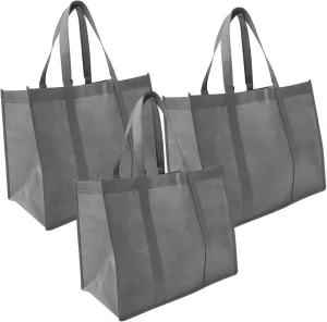 3pcs Non-woven Shopping Bag Caligraphy Book Books Tote Bag Groceries Reusable Bag Grocery Bag