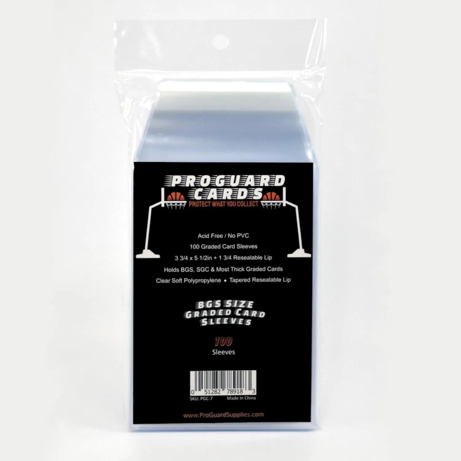 3pks ProGuard Cards BGS Graded Card Sleeves for BGS & SGC Slabs & More