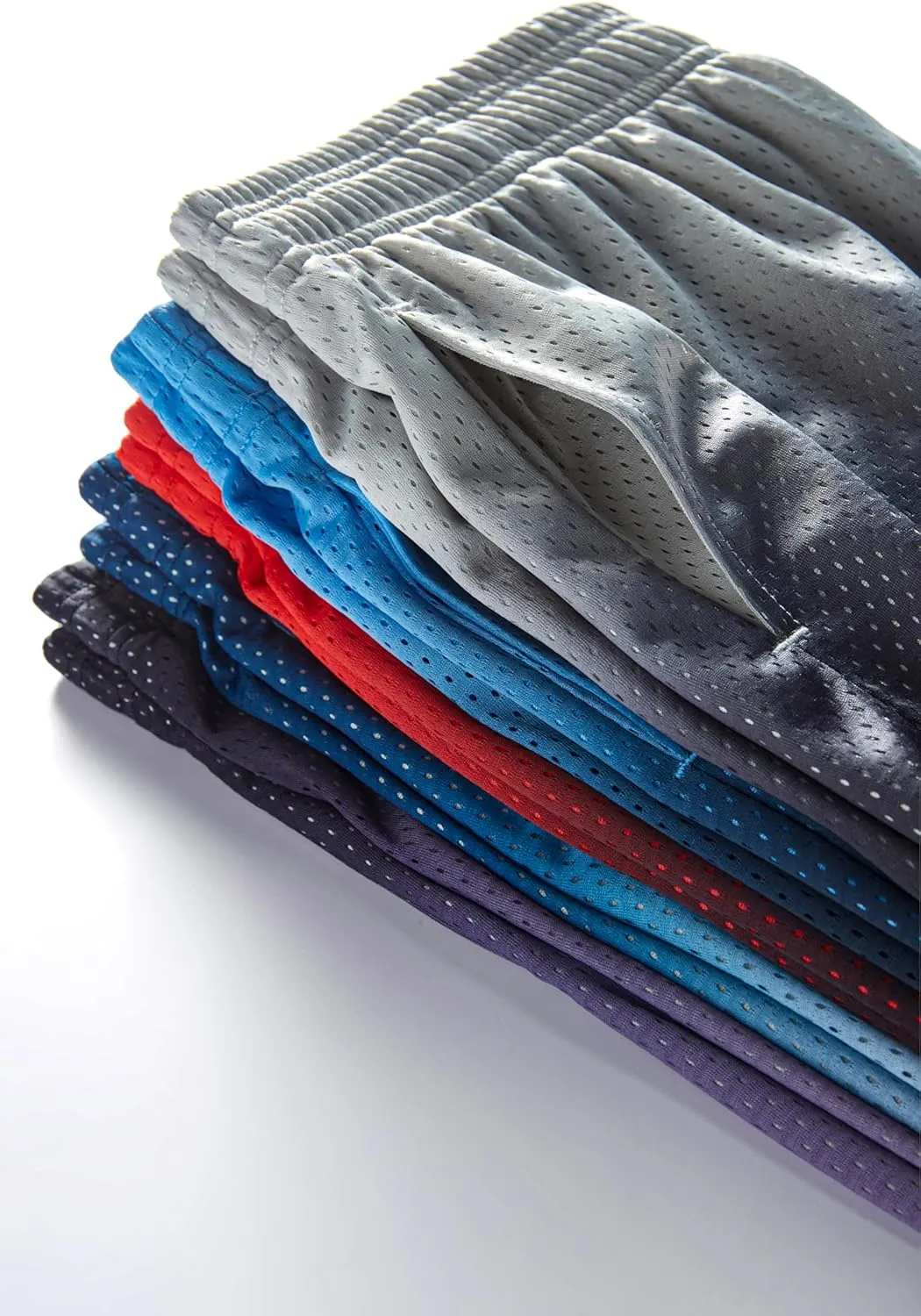5 Pack Boys Athletic Shorts Mesh Basketball Youth Apparel Kids Sports Active Gear with Pockets