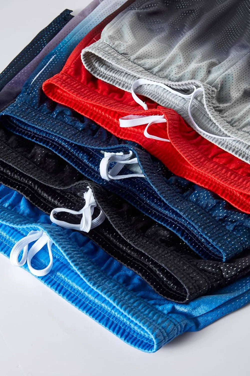 5 Pack Boys Athletic Shorts Mesh Basketball Youth Apparel Kids Sports Active Gear with Pockets