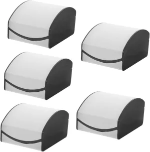5pcs Travel Watch Case Portable Organizer for Men Stylish Wrist Watch Storage Box Soft Pillows Compact Design for Travel and Everyday Use