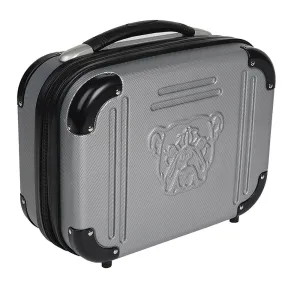 9"x12"x5" Grey Dblpstlcase Tsa Combolock