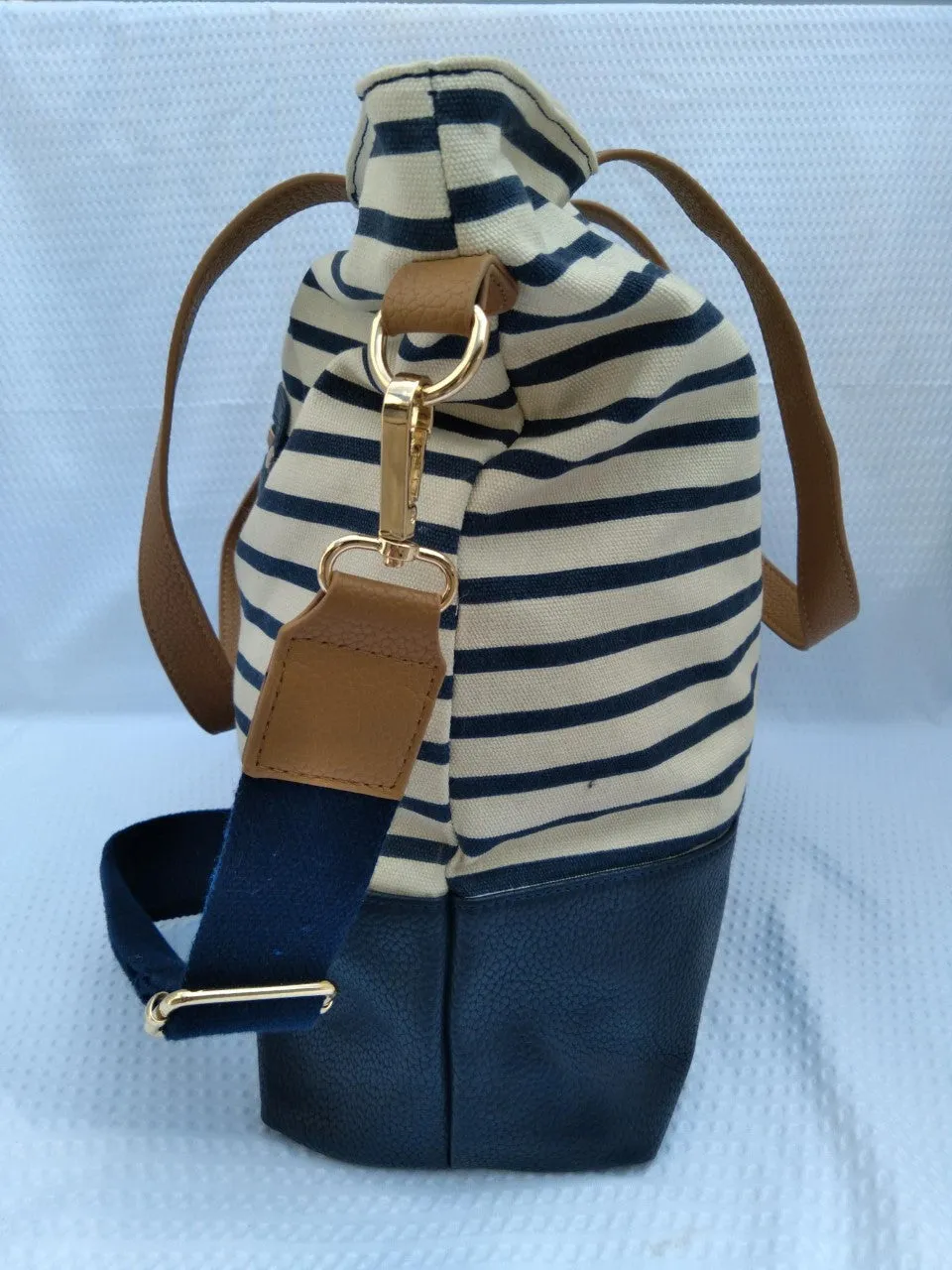A New Day Oversized Striped Tote Bag