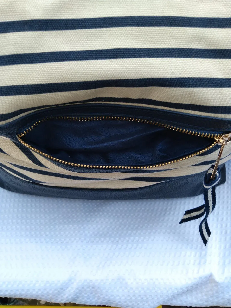 A New Day Oversized Striped Tote Bag