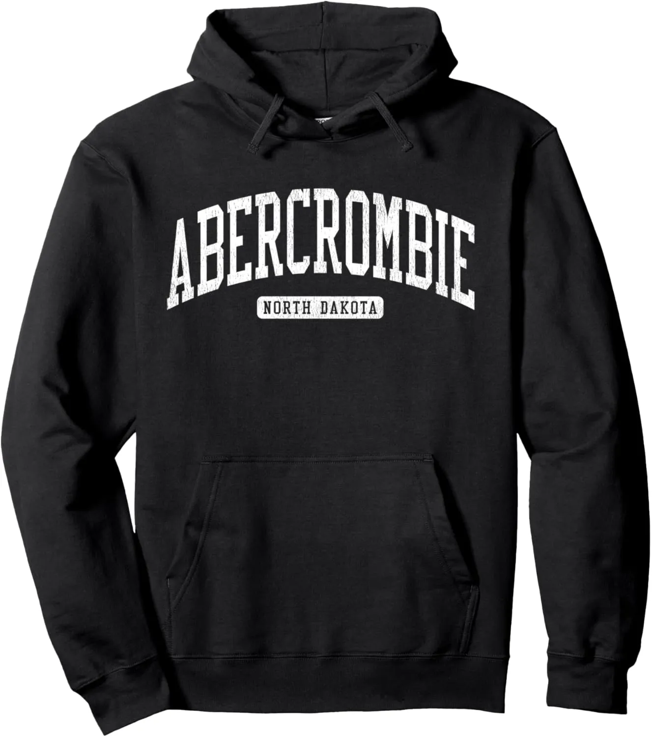 Abercrombie North Dakota ND JS03 College University Style Pullover Hoodie