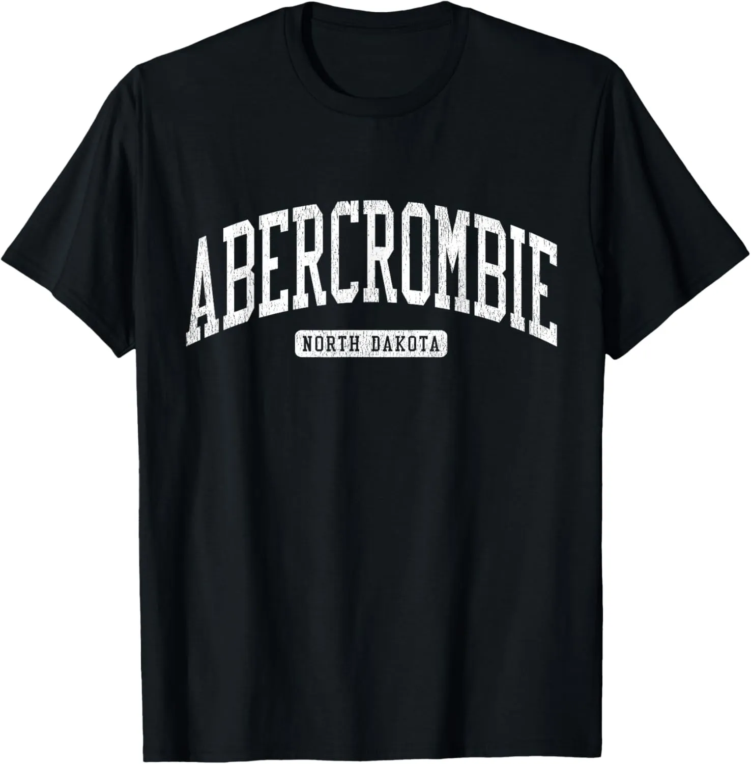 Abercrombie North Dakota ND JS03 College University Style T-Shirt