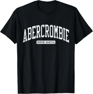 Abercrombie North Dakota ND JS03 College University Style T-Shirt