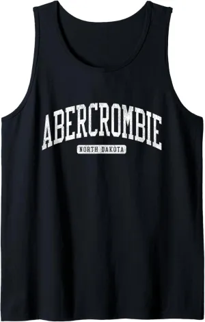 Abercrombie North Dakota ND JS03 College Univesity Style Tank Top