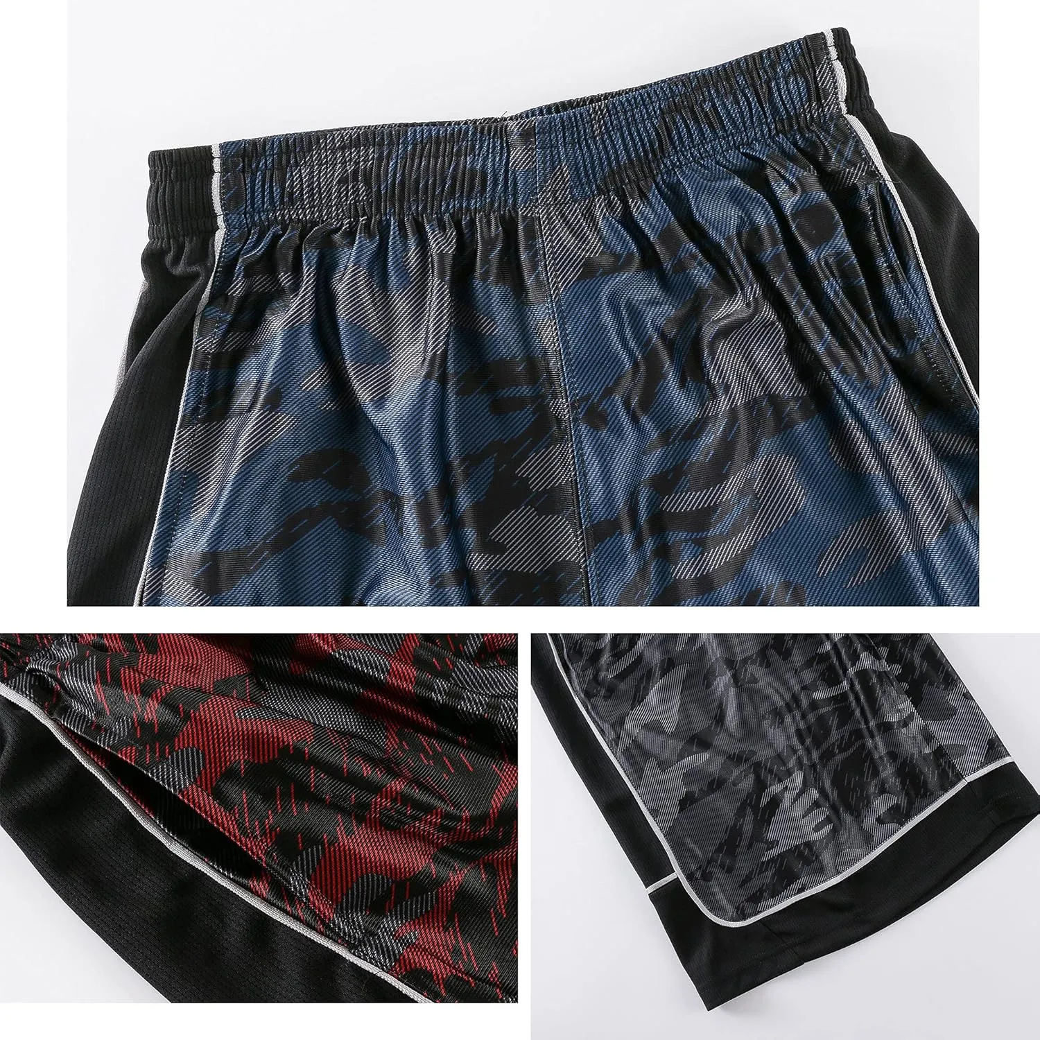 Abovewater Men's Basketball Shorts Quick-Dry Running & Gym Shorts with Drawstring & Pockets