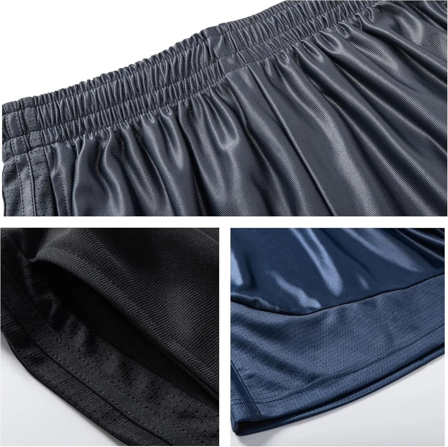 Abovewater Men’s Basketball Shorts with Deep Pockets Running Shorts & Gym Training Shorts with Drawstring