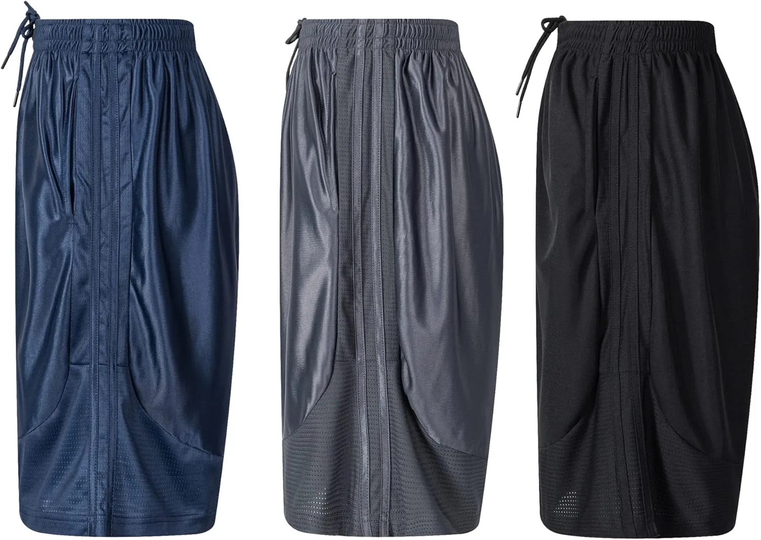 Abovewater Men’s Basketball Shorts with Deep Pockets Running Shorts & Gym Training Shorts with Drawstring