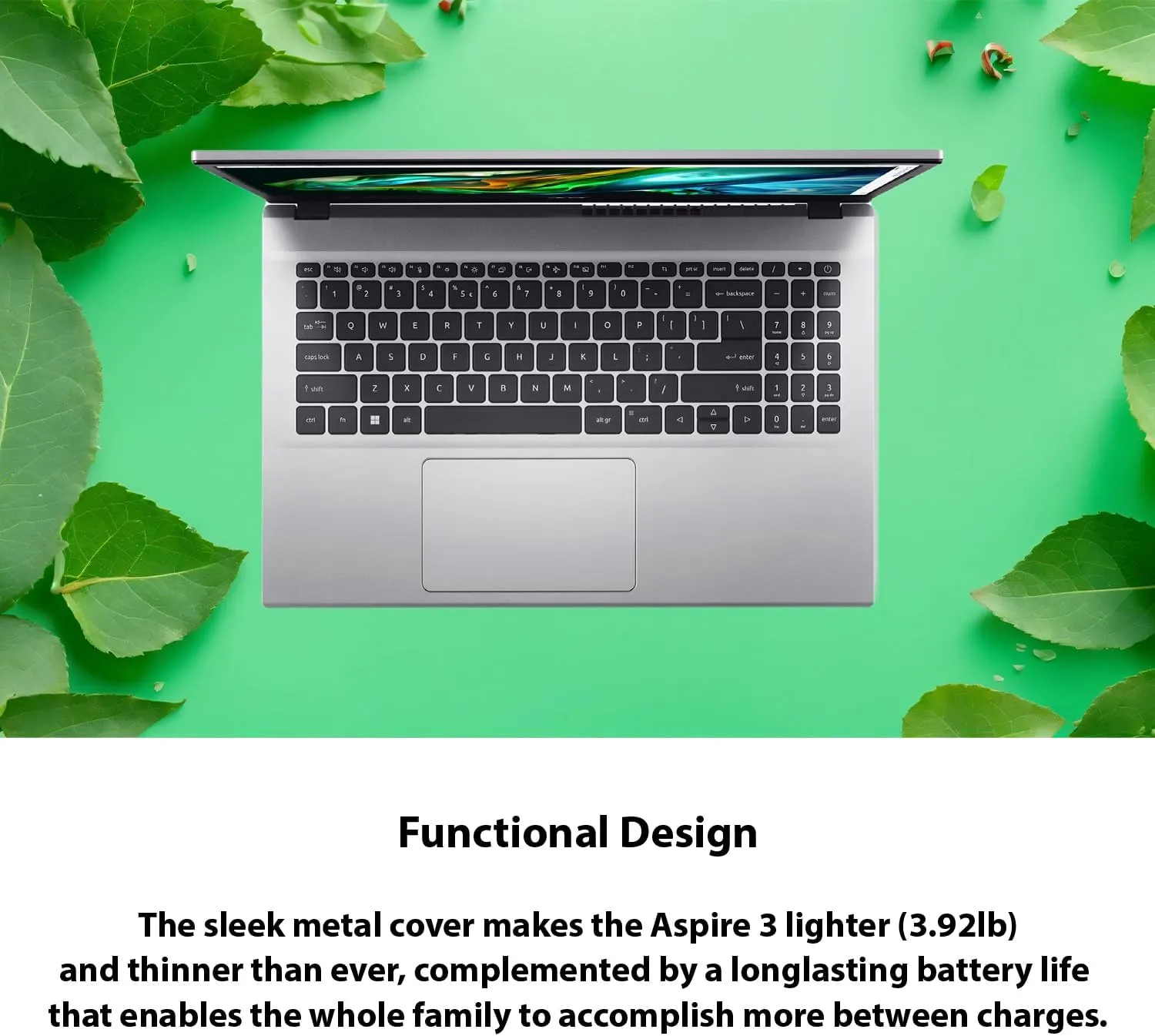 acer Aspire 3 Laptop | 15.6" FHD (1920 x 1080) Display | 8-Core AMD Ryzen 7-5700U | AMD Radeon | 32GB RAM | 1TB SSD (512GB PCIe SSD withHP P500 512GB Portable SSD) | Ethernet Port | Windows 11 Home