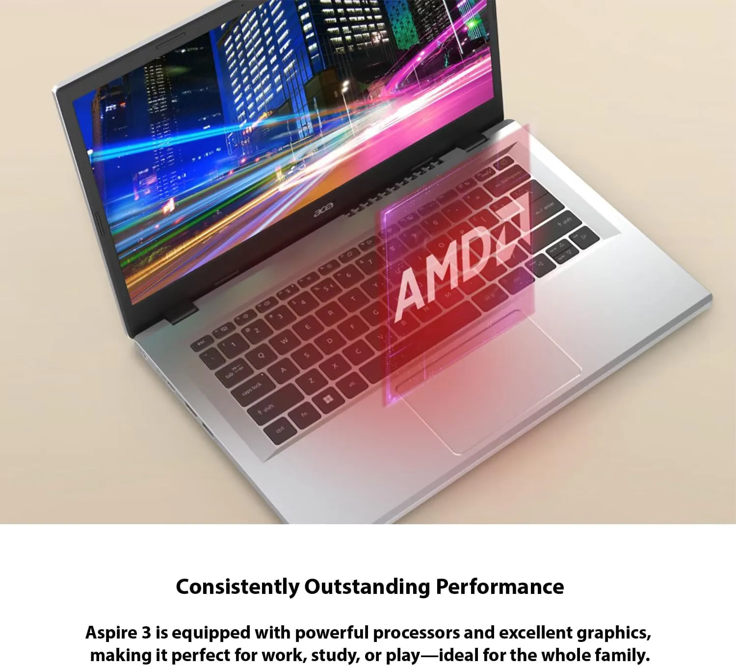 acer Aspire 3 Laptop | 15.6" FHD (1920 x 1080) Display | 8-Core AMD Ryzen 7-5700U | AMD Radeon | 32GB RAM | 1TB SSD (512GB PCIe SSD withHP P500 512GB Portable SSD) | Ethernet Port | Windows 11 Home