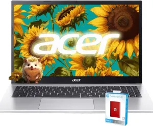 acer Aspire 3 Laptop | 15.6" FHD (1920 x 1080) Display | 8-Core AMD Ryzen 7-5700U | AMD Radeon | 32GB RAM | 1TB SSD (512GB PCIe SSD withHP P500 512GB Portable SSD) | WiFi-6 | Windows 11 Home