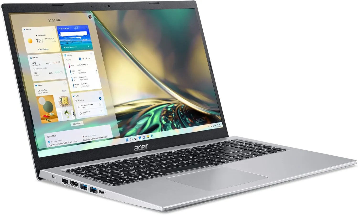 Acer Aspire 5 A515-56-36UT, 15.6" Full HD Display, 11th Gen Intel Core i3-1115G4 Processor, 4GB DDR4, 128GB NVMe SSD, WiFi 6, Windows 11 Home (S Mode)