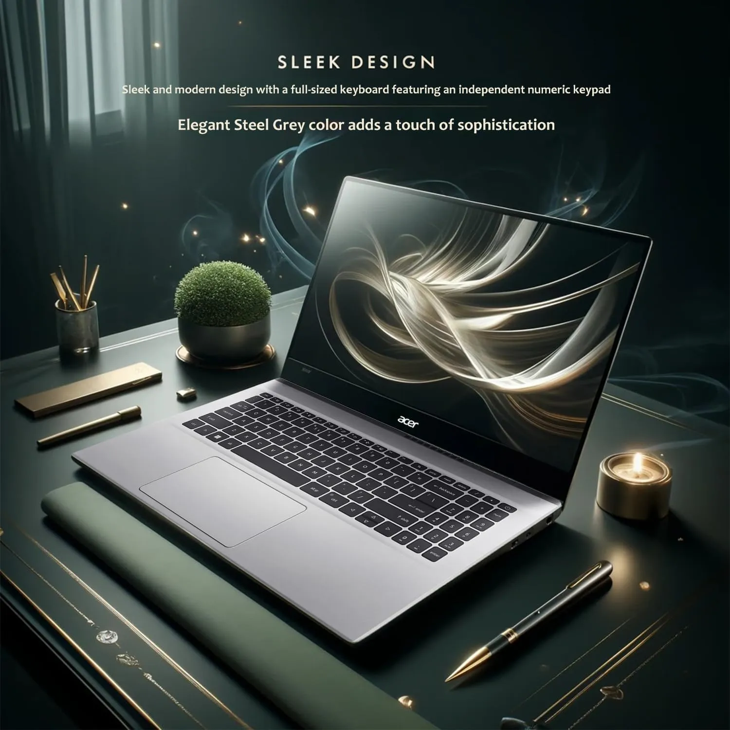 acer Aspire Premium Laptop | 15.6" FHD Display | AMD Ryzen 5 5500U (Beats i7-1250U) | 16GB RAM | 1TB SSD | Long Battery Life | Sleek Design | Ethernet Port | Windows 11 Pro | w/WOWPC Bundle