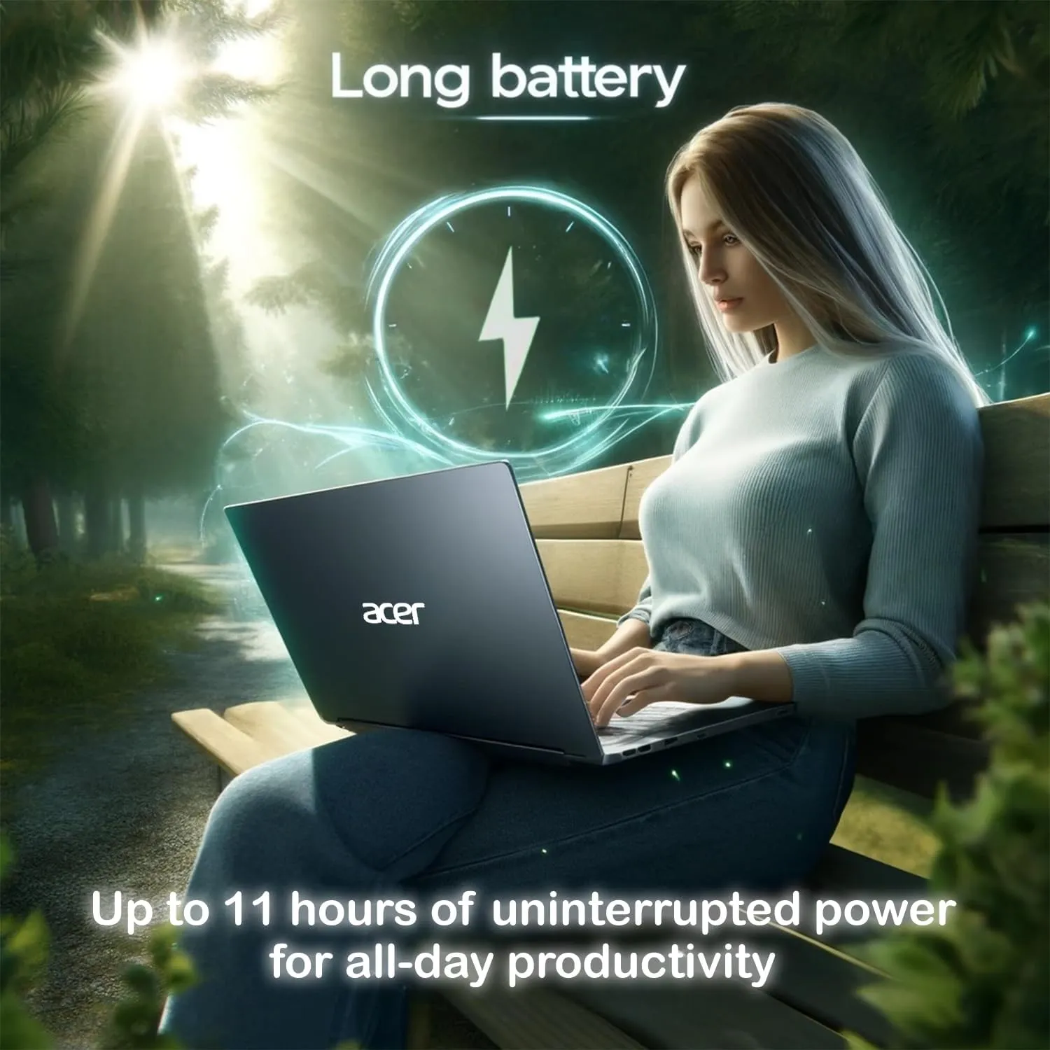 acer Aspire Premium Laptop | 15.6" FHD Display | AMD Ryzen 5 5500U (Beats i7-1250U) | 16GB RAM | 1TB SSD | Long Battery Life | Sleek Design | Ethernet Port | Windows 11 Pro | w/WOWPC Bundle