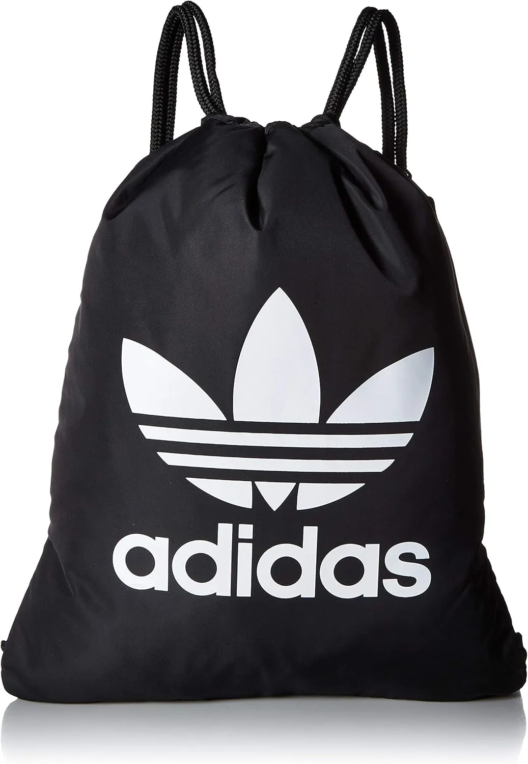 adidas Originals Unisex Trefoil Sackpack, Black/White, ONE SIZE