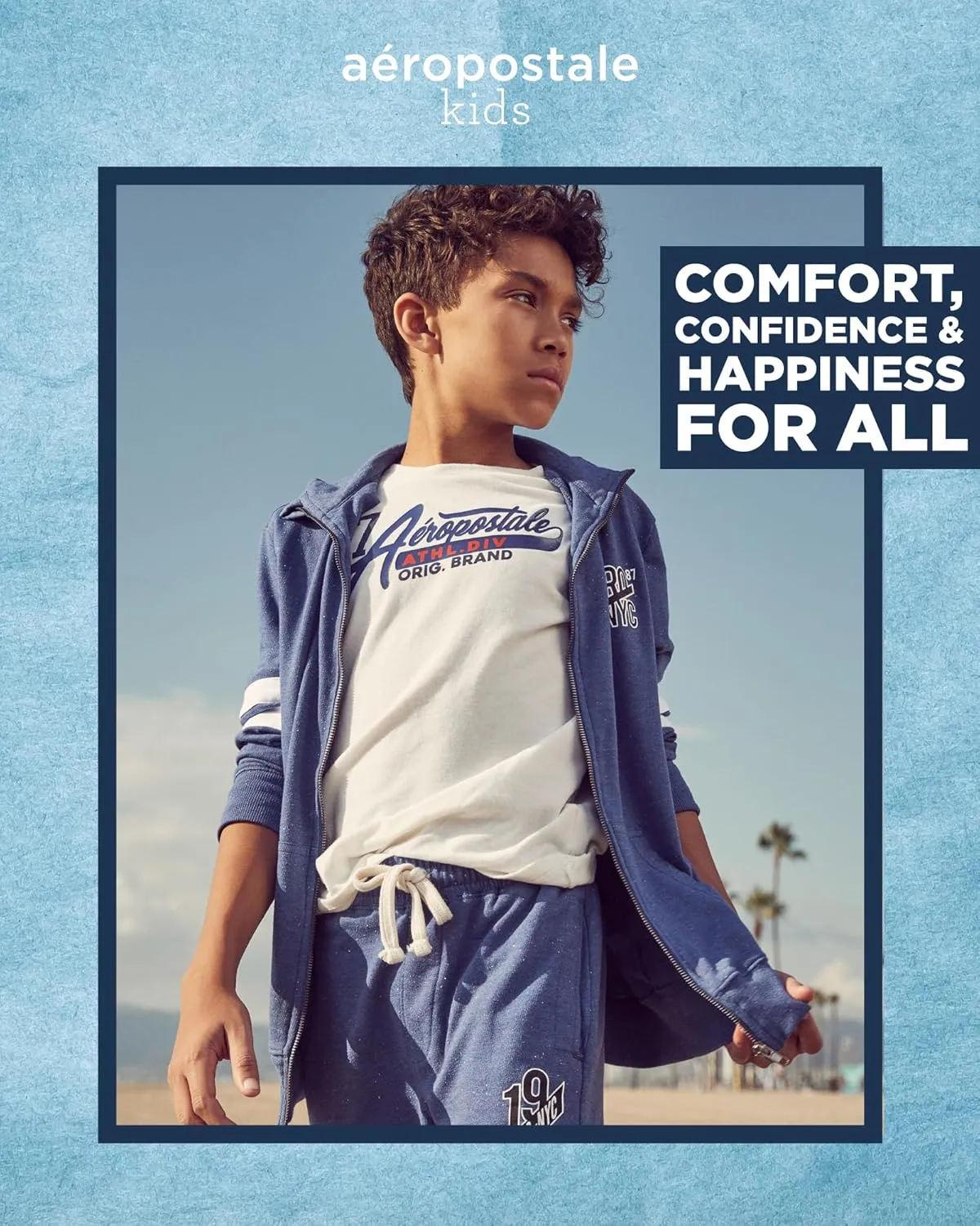 AEROPOSTALE Boys' Pullover Hoodie - Comfortable Fit Fleece Hoodie with Patch Pocket on Sleeve - Hoodies for Boys (Sizes:8-16)