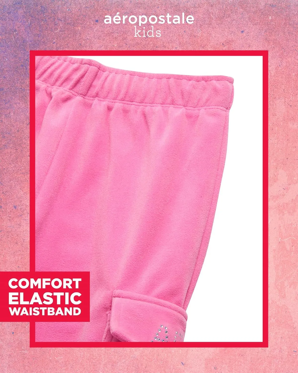 AEROPOSTALE Girls' Sweatsuit Set - 2 Piece Zip Up Hoodie Sweatshirt and Flare Cargo Pants - Girls' Activewear Set (4-12)