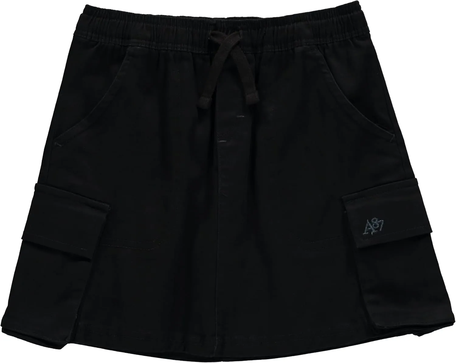 AEROPOSTALE Girls Twill Cargo Scooter Skirt - Stylish Pleated Skort with Drawcord Waistband and Utility Pockets (Sizes: 7-16)