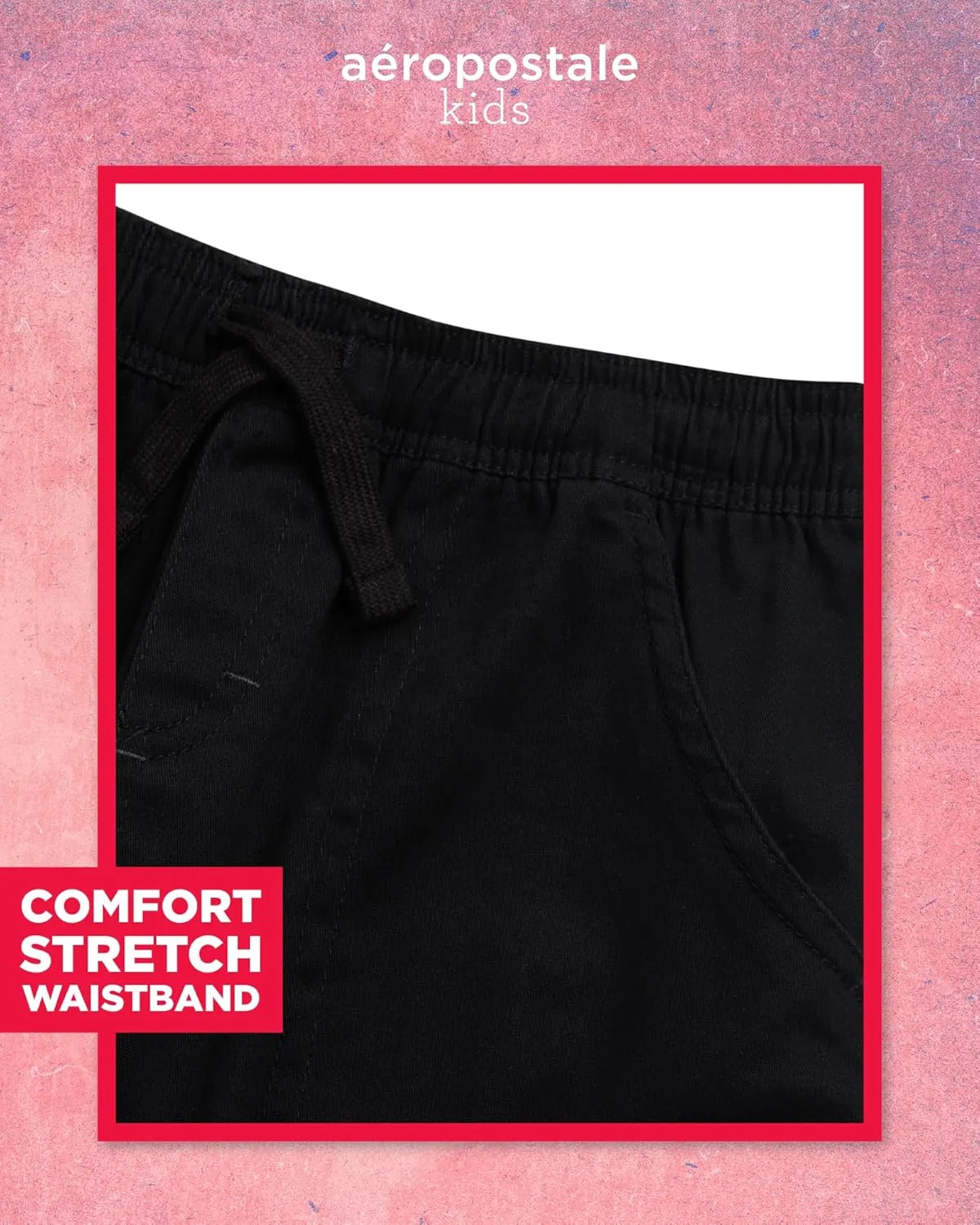 AEROPOSTALE Girls Twill Cargo Scooter Skirt - Stylish Pleated Skort with Drawcord Waistband and Utility Pockets (Sizes: 7-16)