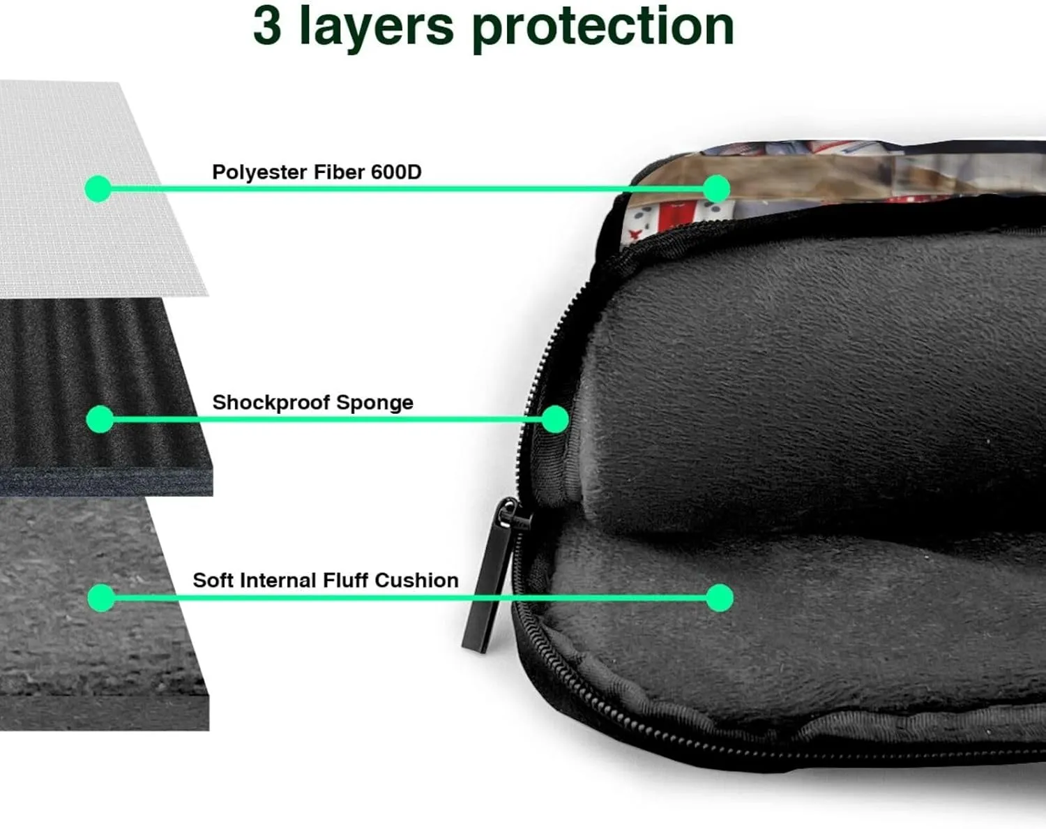 African Classic Weave Print Notebook Computer Protective Carrying Cover With Pocket,13 Inch Laptop Shoulder Bag