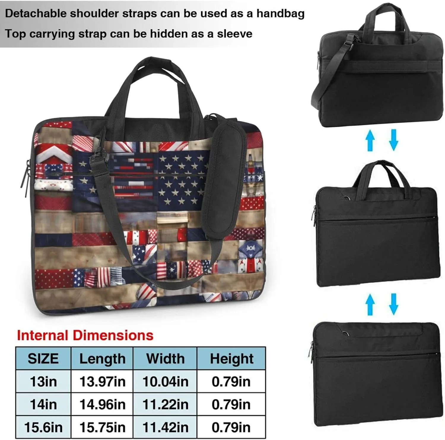 African Classic Weave Print Notebook Computer Protective Carrying Cover With Pocket,13 Inch Laptop Shoulder Bag