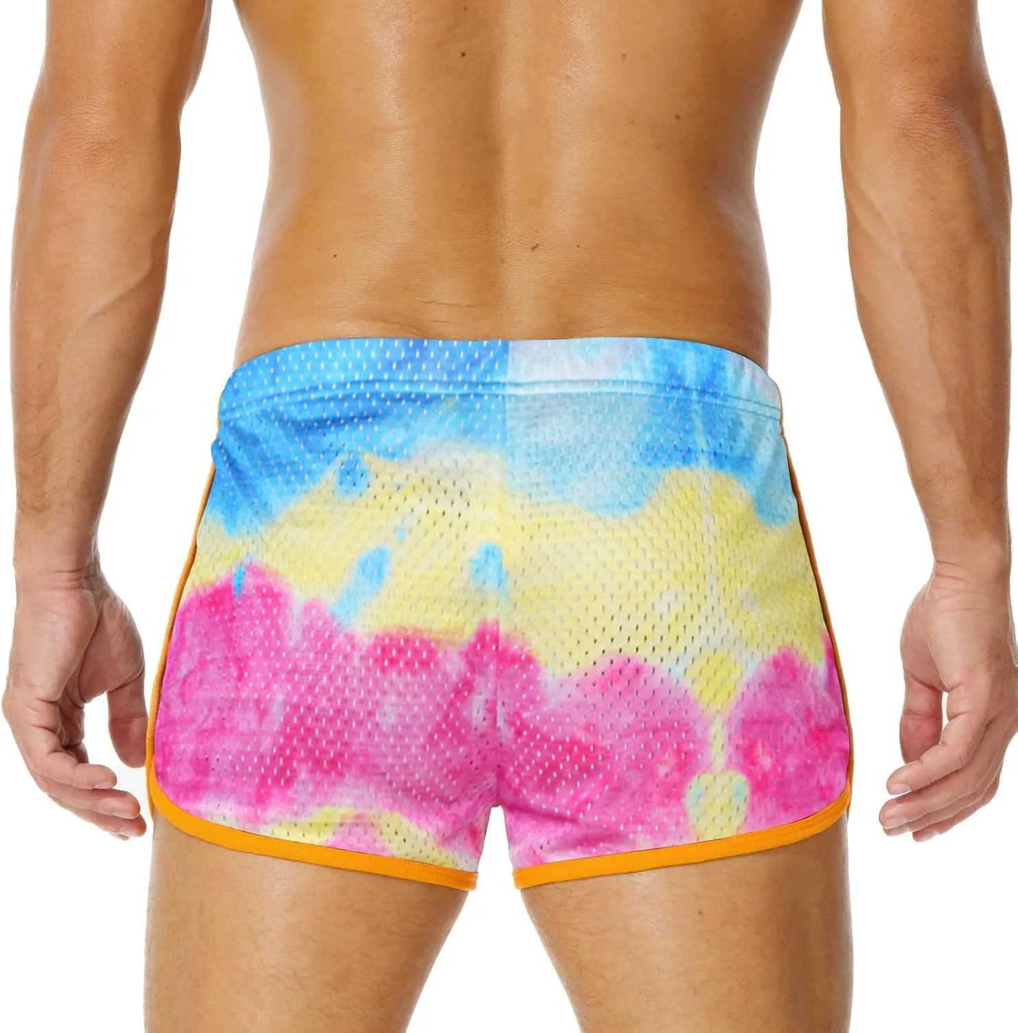 AIMPACT Mens Running Shorts Breathing Workout Gym Booty Short Shorts Sexy
