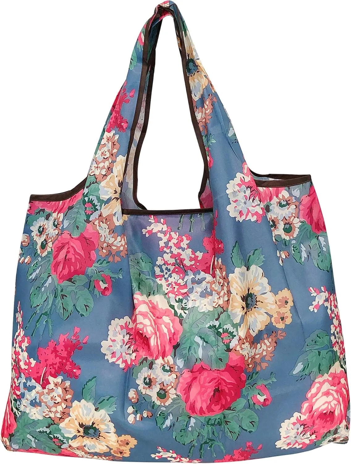 allydrew Eco-Friendly Large Nylon Reusable Shopping Bags (Set of 3)
