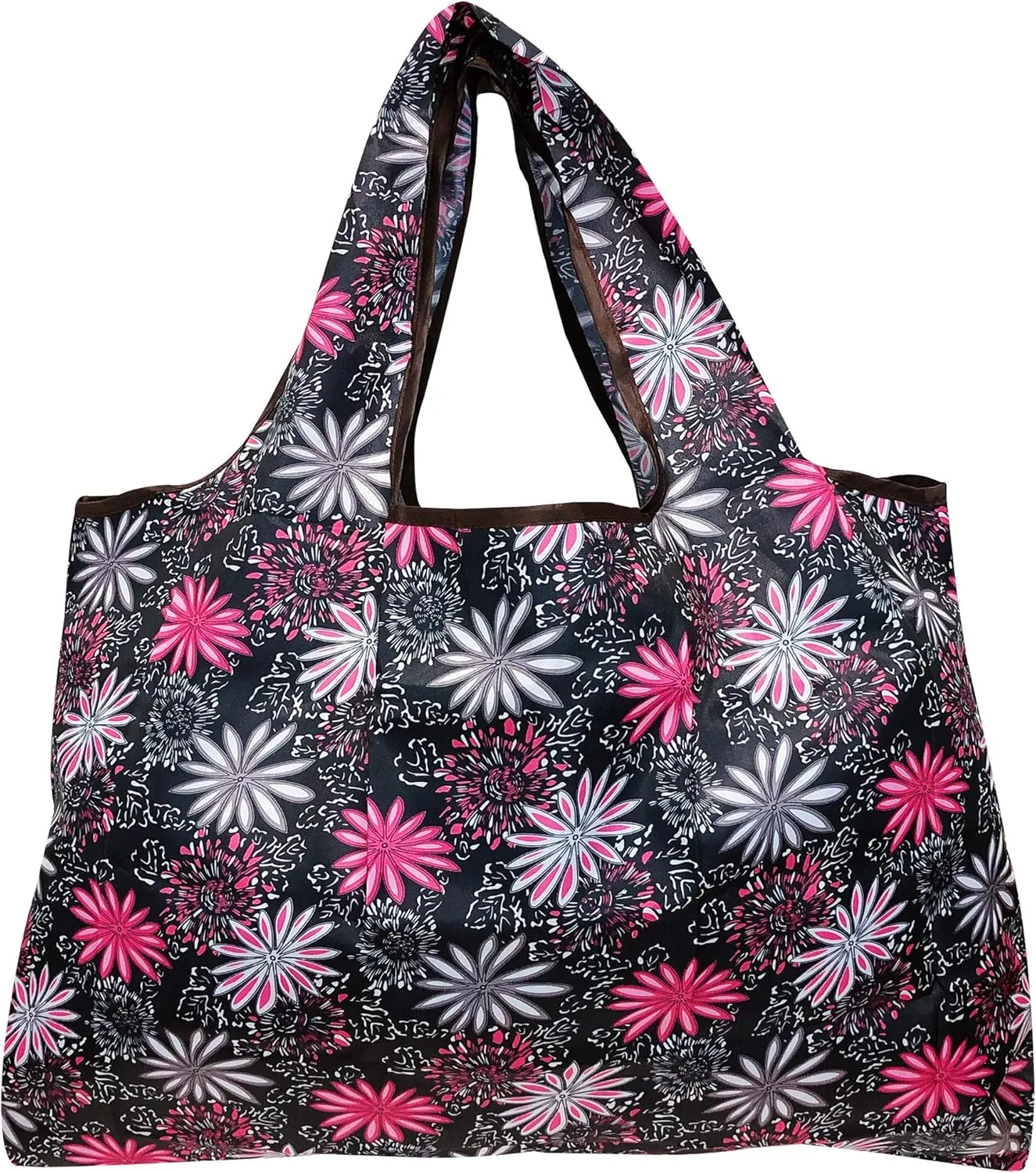 allydrew Eco-Friendly Large Nylon Reusable Shopping Bags (Set of 3)