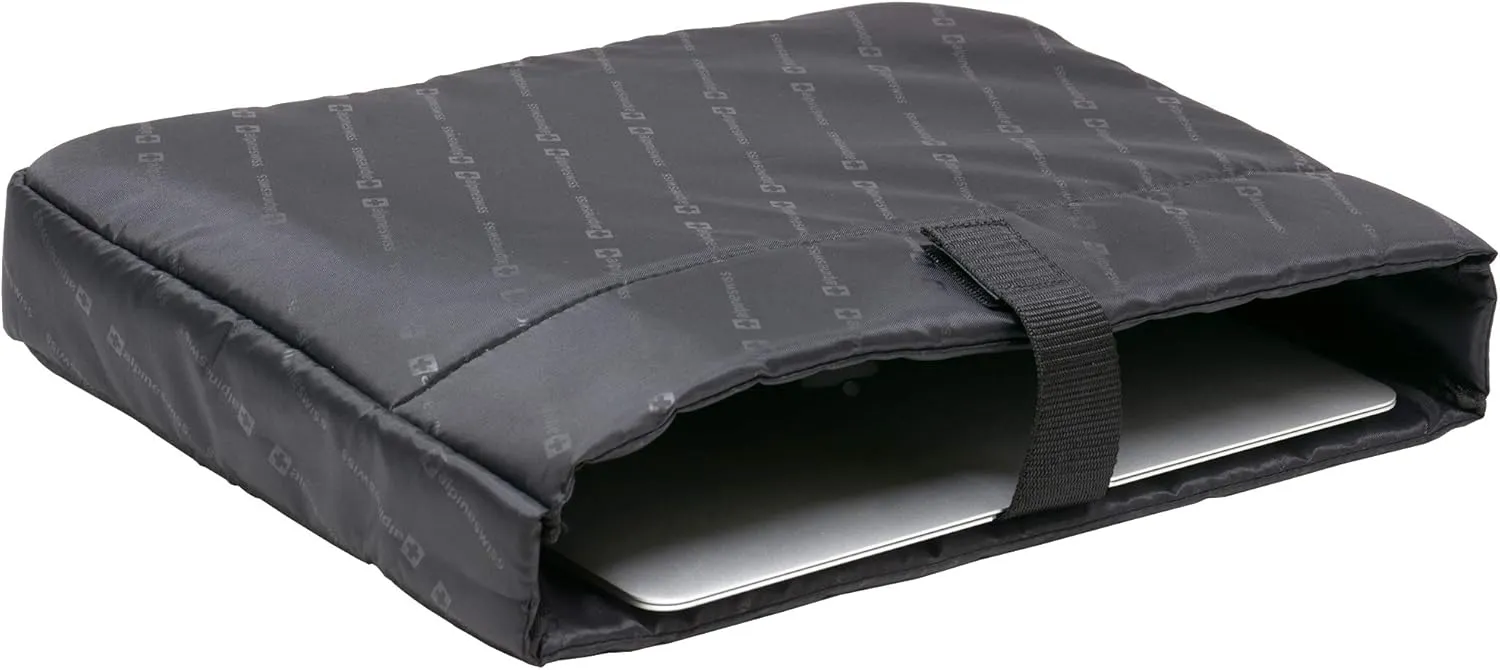 Alpine Swiss Rolling 17” Laptop Briefcase Hard Side Catalog Case on Wheels