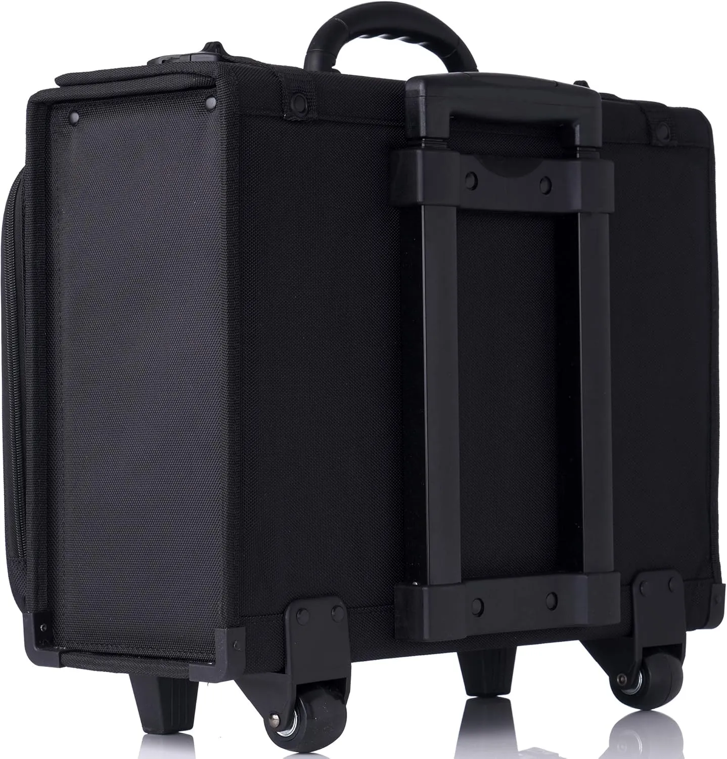Alpine Swiss Rolling 17” Laptop Briefcase Hard Side Catalog Case on Wheels